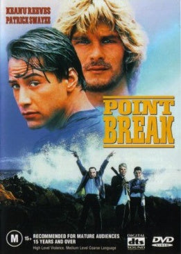 POINT BREAK- 1991 DVD VG+
