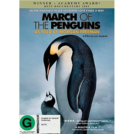 MARCH OF THE PENGUINS DVD VG