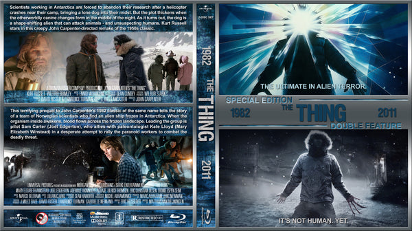 THING THE 1982 AND 2011 PREQUEL R16 2BLURAY VG+