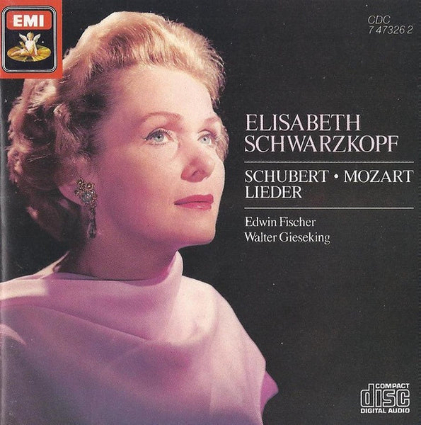 MOZART & SCHUBERT-ELISABETH SCHWARZKOPF CD VG