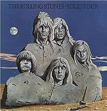 ROLLING STONES THE-SOLID ROCK LP VG COVER VG