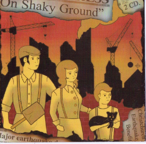 ON SHAKY GROUND-VARIOUS ARTISTS 2CD VG+