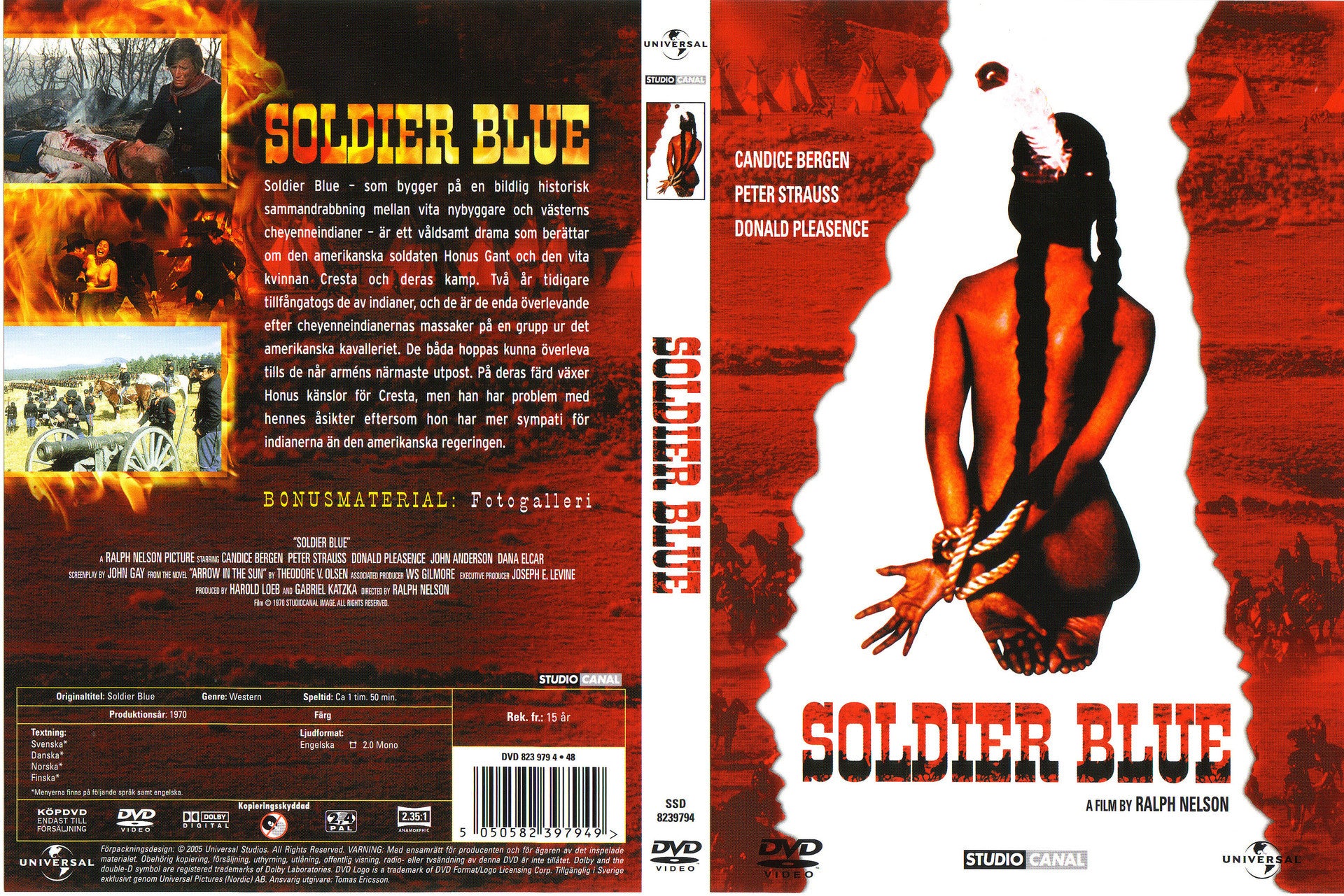 SOLDIER BLUE DVD VG