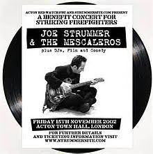 STRUMMER JOE & THE MESCALEROS-FRIDAY 15TH NOVEMBER 2002ACTON TOWN HALL, LONDON 2LP VG+ COVER VG