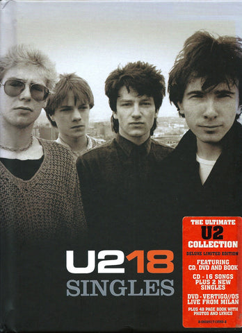 U2-18 SINGLES DELUXE LIMITED EDITION CD+DVD *NEW*