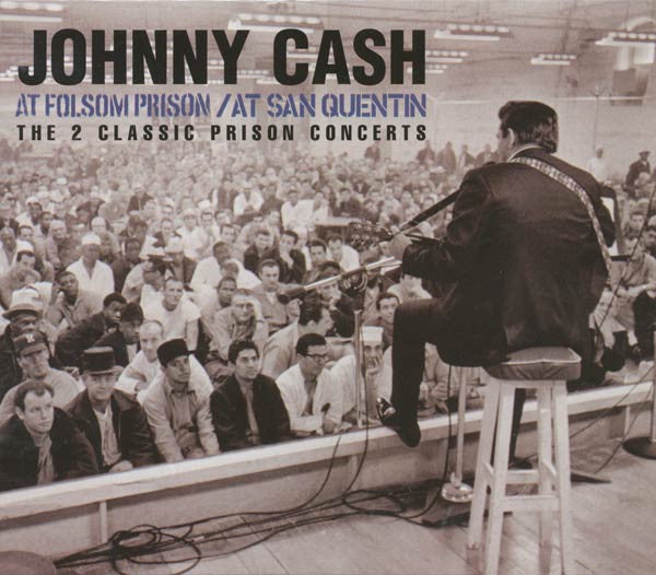 CASH JOHNNY-AT FOLSOM PRISON/ AT SAN QUENTIN 2CD VG