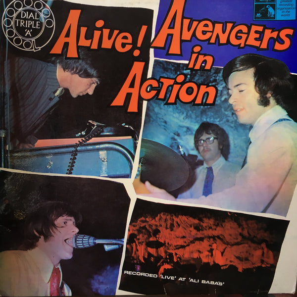 AVENGERS THE-ALIVE! AVENGERS IN ACTION LP VG COVER VG+