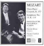 MOZART-THREE PIANO CONCERTI CD VG