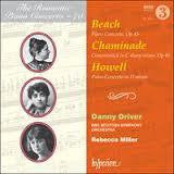 BEACH/ CHAMINADE/ HOWELL-PIANO CONCERTOS DANNY DRIVER CD *NEW*