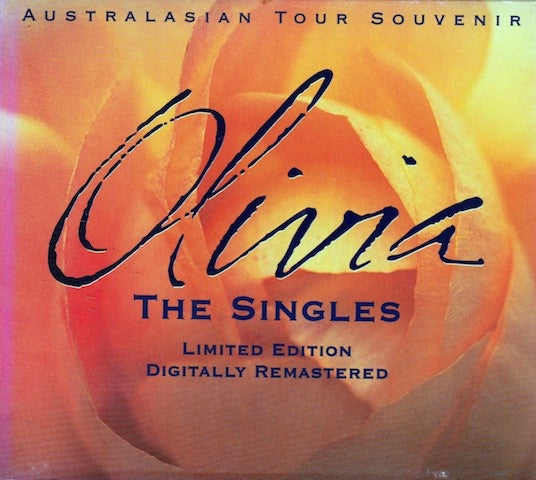 NEWTON-JOHN OLIVIA-OLIVIA THE SINGLES AUSTRALASIAN TOUR SOUVENIR 2CD VG
