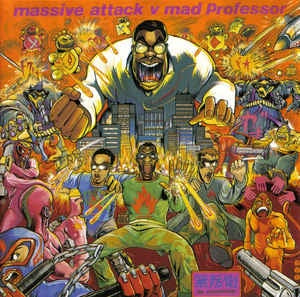MASSIVE ATTACK V MAD PROFESSOR -NO PROTECTION CD VG