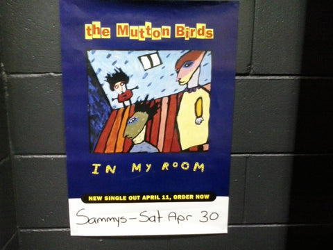 MUTTON BIRDS THE-IN MY ROOM TOUR ORIGINAL GIG POSTER
