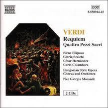 VERDI - REQUIEM QUATTRO PEZZI SACRI 2CD VG