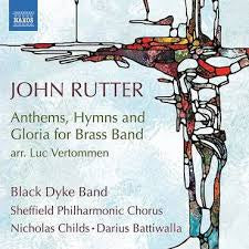 RUTTER JOHN-ANTHEMS, HYMNS AND GLORIA FOR BRASS BAND CD *NEW*