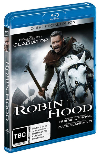 ROBIN HOOD BLURAY + DVD VG+