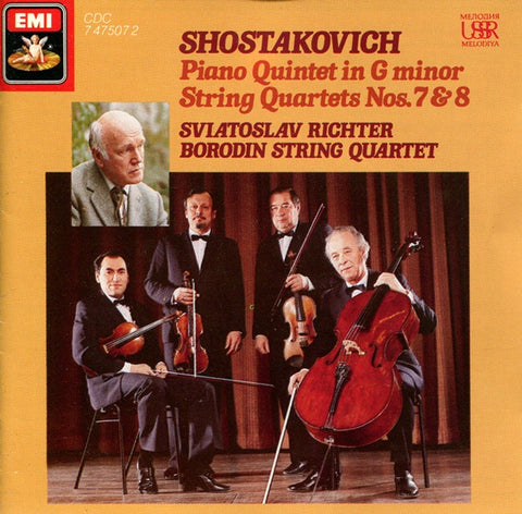 SHOSTAKOVICH-PIANO QUINTET IN G MINOR / STRING QUARTETS 7 & 8 CD G