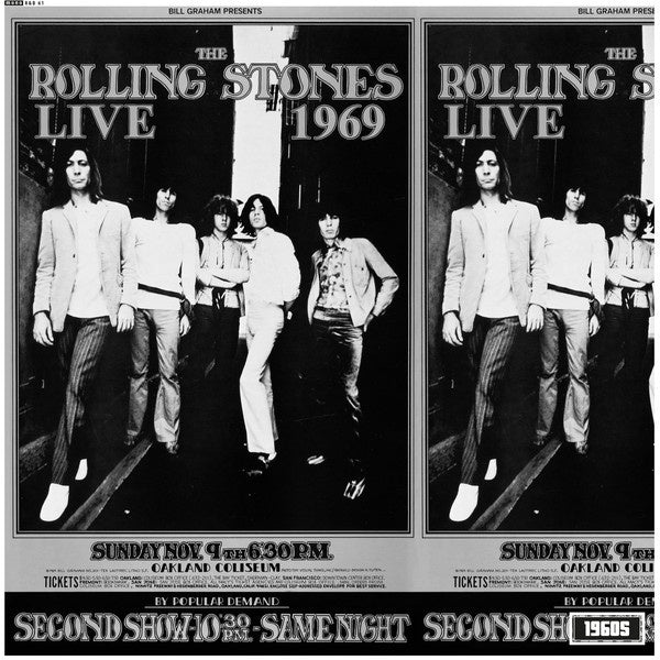ROLLING STONES THE-LIVE AT THE OAKLAND COLISEUM 1969 LP *NEW*