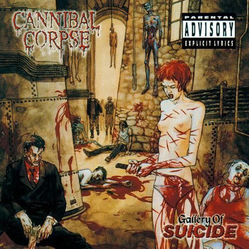 CANNIBAL CORPSE-GALLERY OF SUICIDE CD VG+
