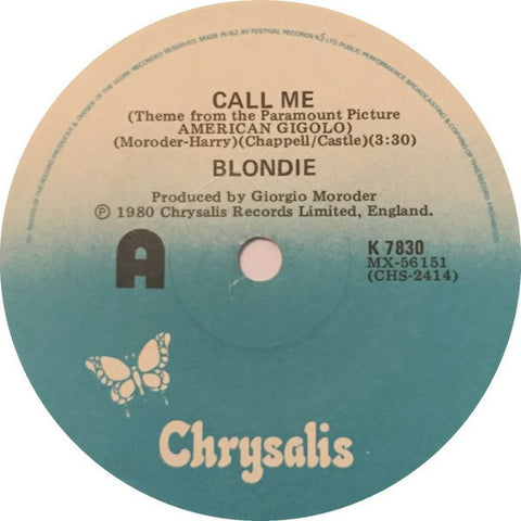 BLONDIE-CALL ME 7" VG+
