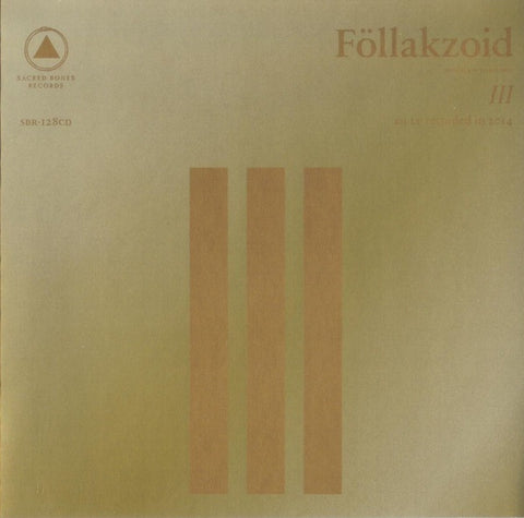 FOLLAKZOID-III CD *NEW*