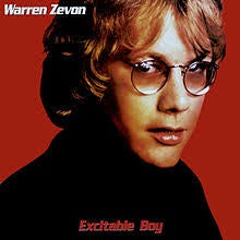 ZEVON WARREN-EXCITABLE BOY LP VG+ COVER VG+