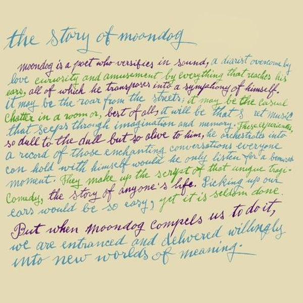 MOONDOG-THE STORY OF MOONDOG PURPLE/ GREEN VINYL LP *NEW*