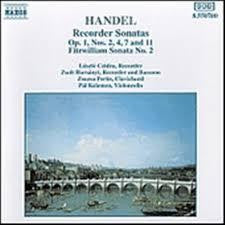 HANDEL - RECORDER SONATAS CD G