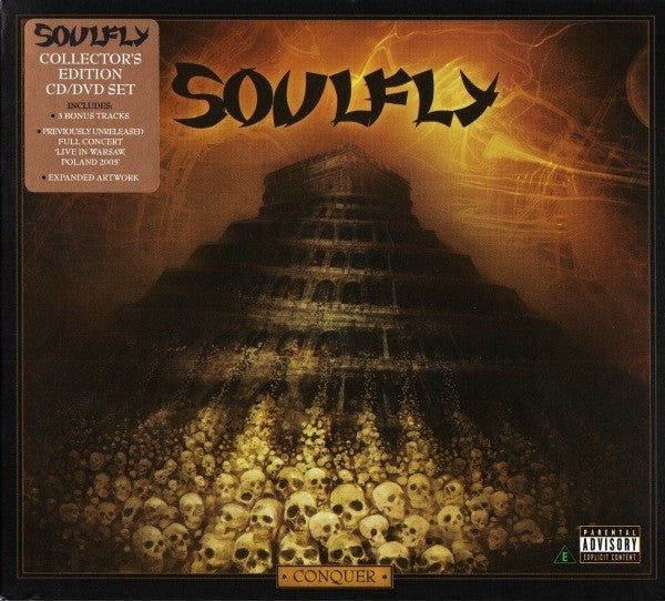 SOULFLY-CONQUER CD+DVD VG