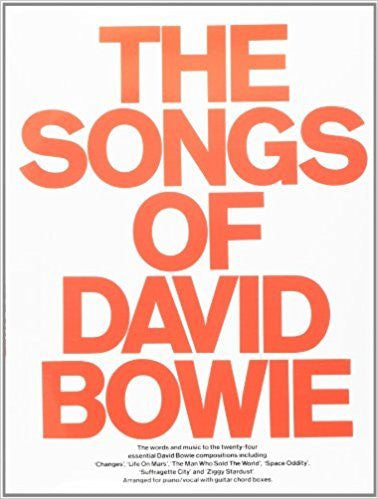 THE SONGS OF DAVID BOWIE-SONGBOOK G