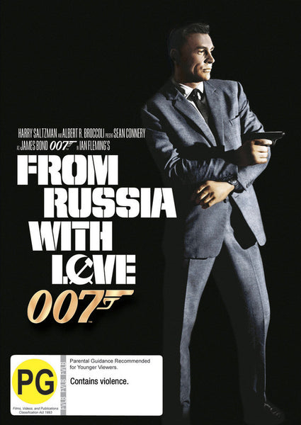 FROM RUSSIA WITH LOVE DVD NM