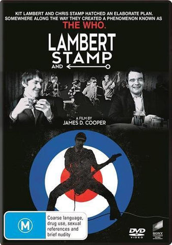 LAMBERT AND STAMP-THE WHO DVD VG