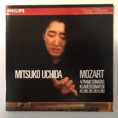 MOZART-4 PIANO SONATAS UCHIDA CD VG+