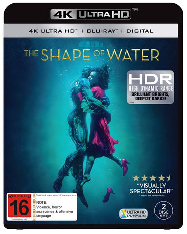 SHAPE OF WATER THE 2BLURAY VG+
