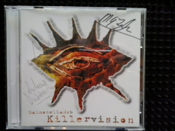 SALMONELLA DUB-KILLERVISION AUTOGRAPHED CD VG+