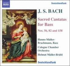 BACH J.S.-SACRED CANTATAS FOR BAS NOS 56 82 AND 158 CD VG