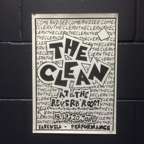 CLEAN THE-AT THE REVERB ROOM ORIGINAL GIG POSTER