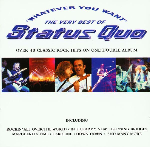 STATUS QUO-WHATEVER YOU WANT: THE VERY BEST OF 2CD *NEW*