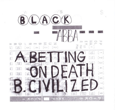 BLACK ABBA BEATING ON DEATH 7" *NEW*