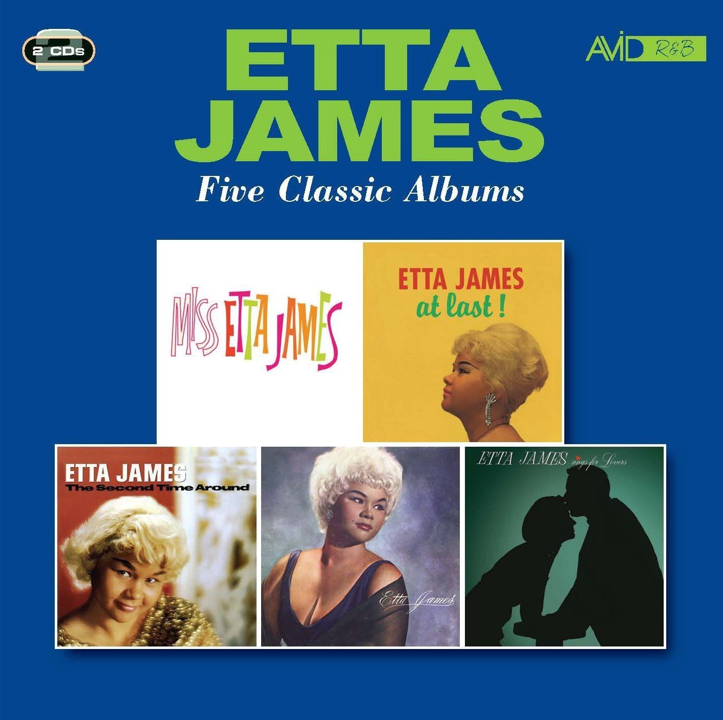 JAMES ETTA-FIVE CLASSIC ALBUMS 2CD *NEW*
