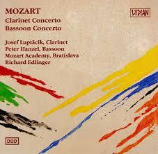 MOZART - CLARINET CONCERTO BASSOON CONCERTO CD VG