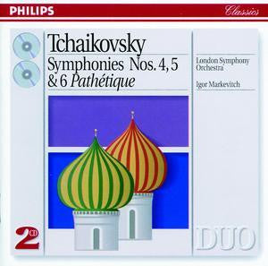TCHAIKOVSKY MARKEVITCH-SYMPHONIES 4 5 6 PATHETIQUE 2CD