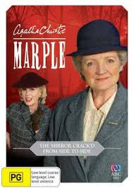 MARPLE-THE MIRROR CRACKED FROM SIDE TO SIDE DVD VG