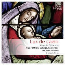 LUX DE CAELO-MUSIC FOR CHRISTMAS CD *NEW*