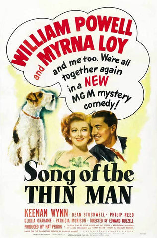 SONG OF THE THIN MAN REGION 2 DVD VG