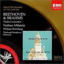 BEETHOVEN & BRAHMS - VIOLIN CONCERTOS CD VG