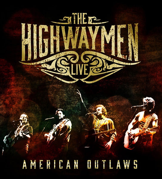HIGHWAYMEN THE-LIVE AMERICAN OUTLAWS 3CD + DVD VG