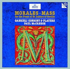 MORALES-MASS FOR THE FEATS OF ST ISIDORE OF SEVILLE CD VG