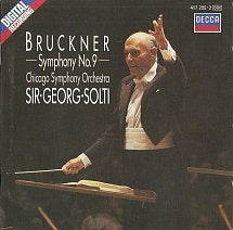 BRUCKNER-SYMPHONY NO 9 SOLTI CD VG