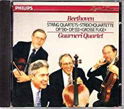 BEETHOVEN-STRING QUARTETS OP 130 + 133 GUARNERI QUARTET CD VG