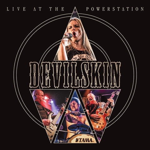 DEVILSKIN-LIVE AT THE POWERSTATION CD + DVD VG